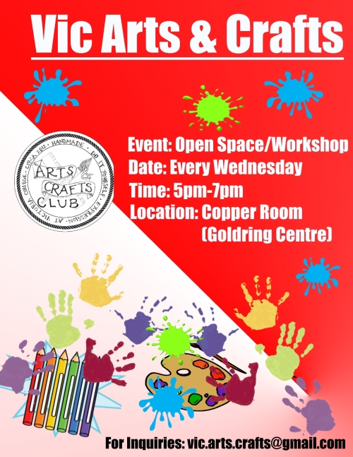 Arts & Crafts Poster (General Open Space)
